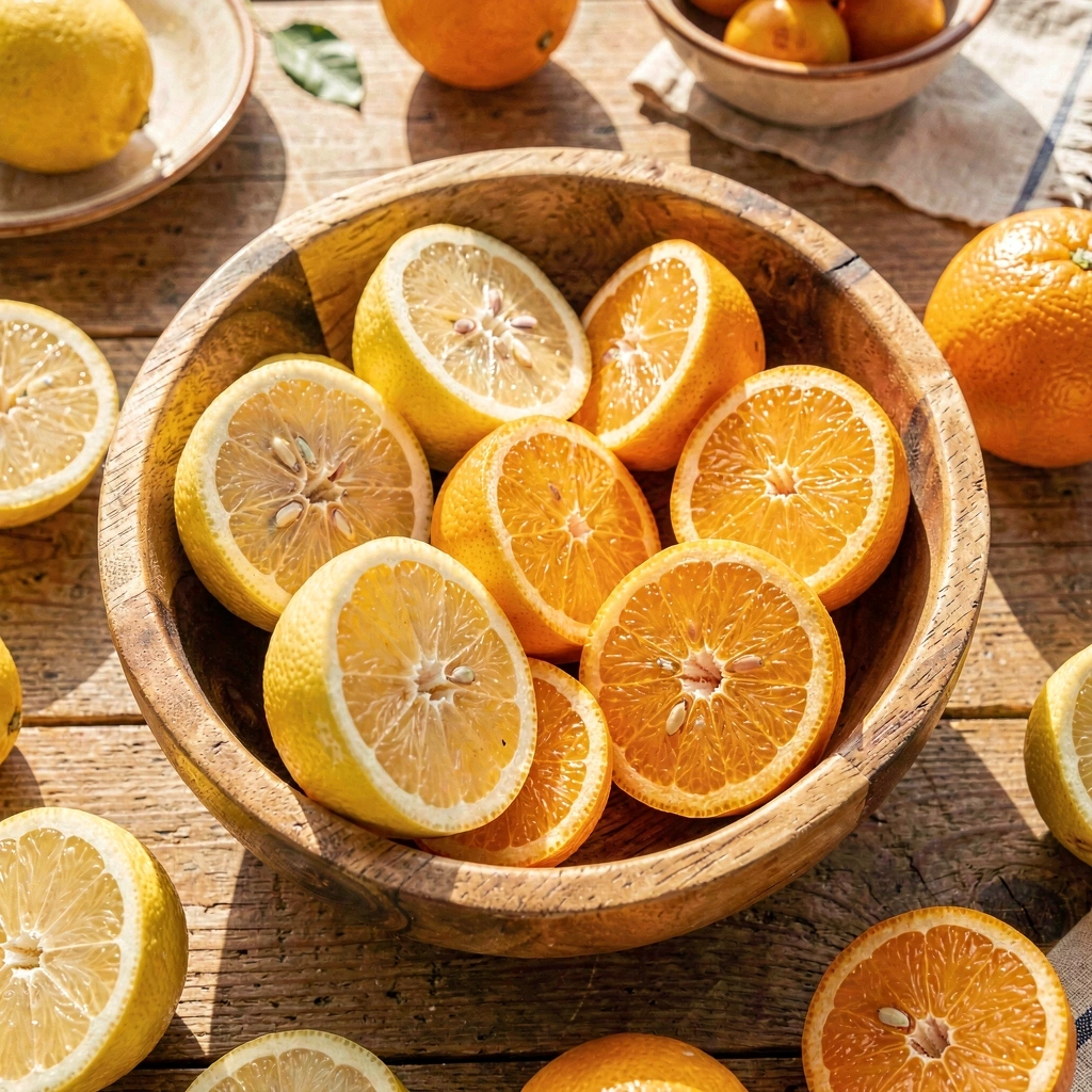 Cítricos y Vitamina C